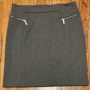 NWOT MICHAEL Michael Kors Gray Pencil Skirt